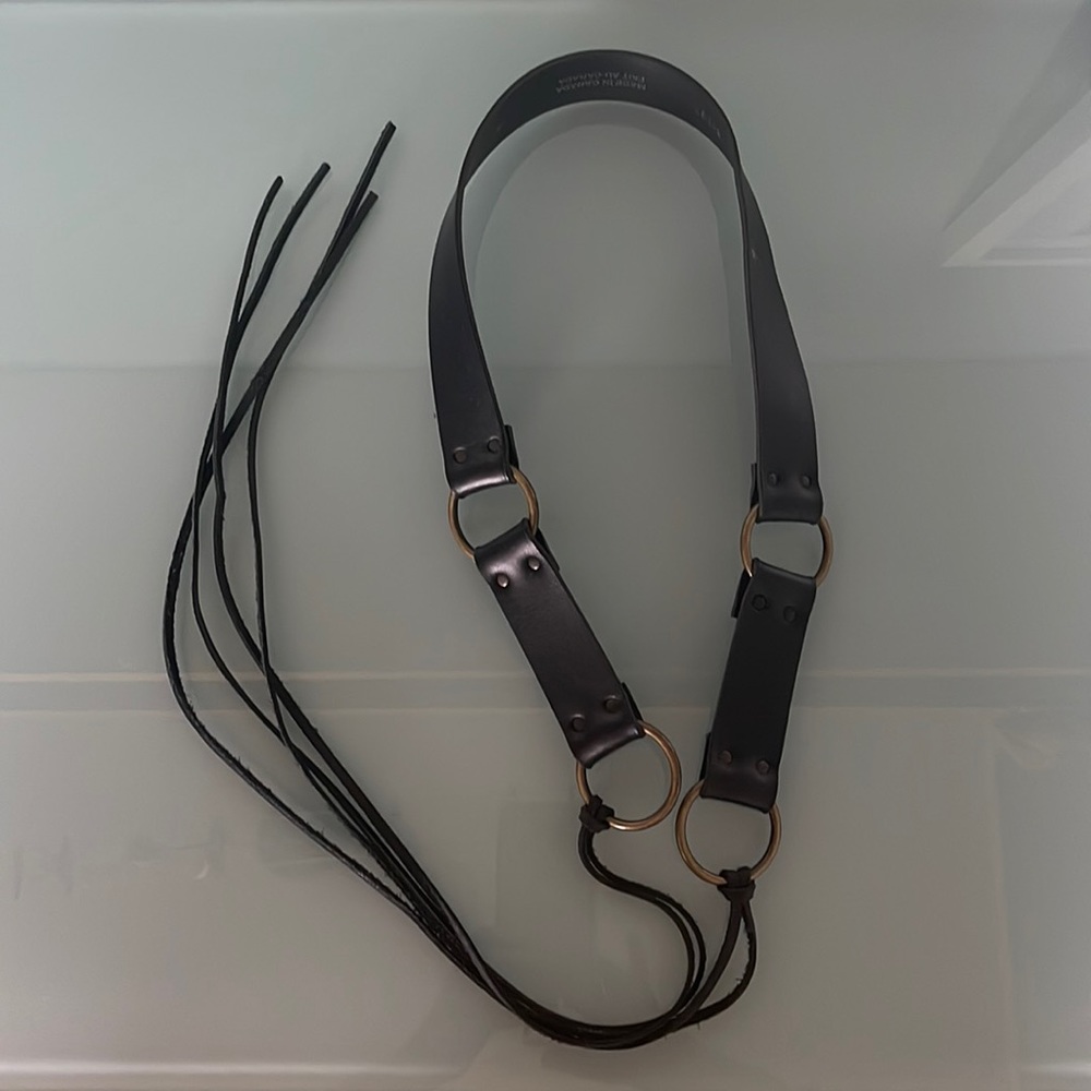 Leather belt